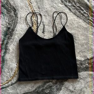 Zara Black Crop Top